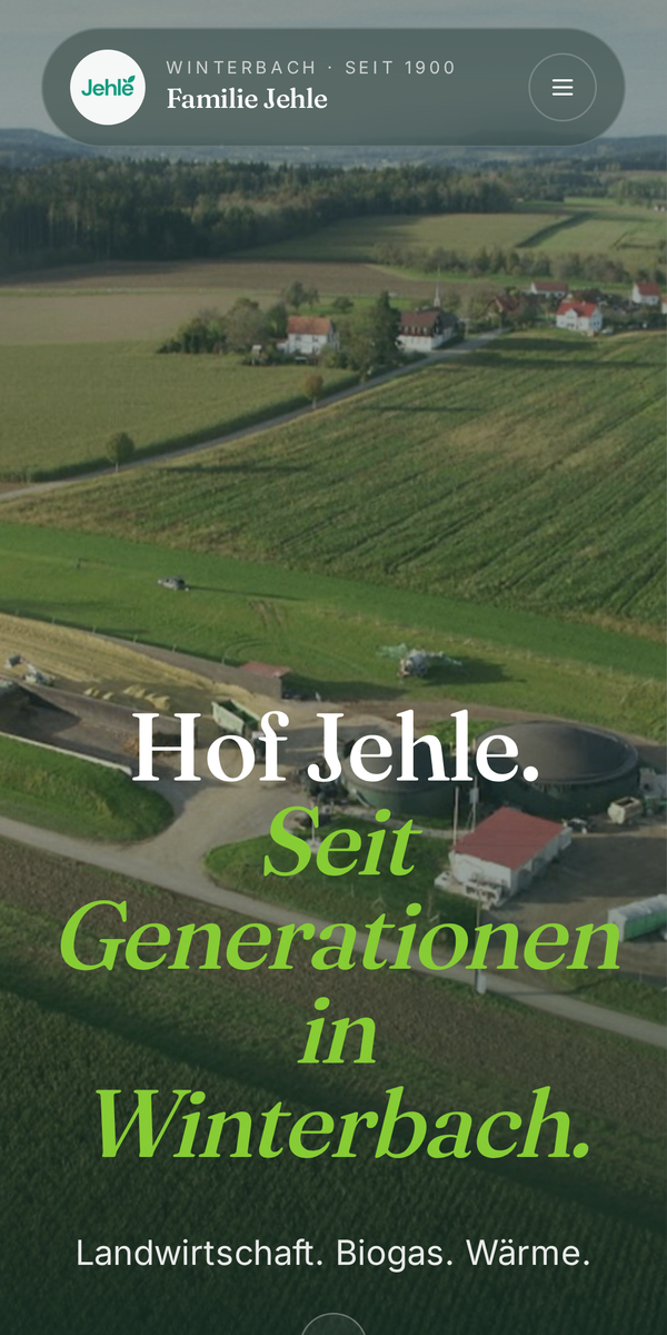 Jehle Winterbach auf dem Smartphone
